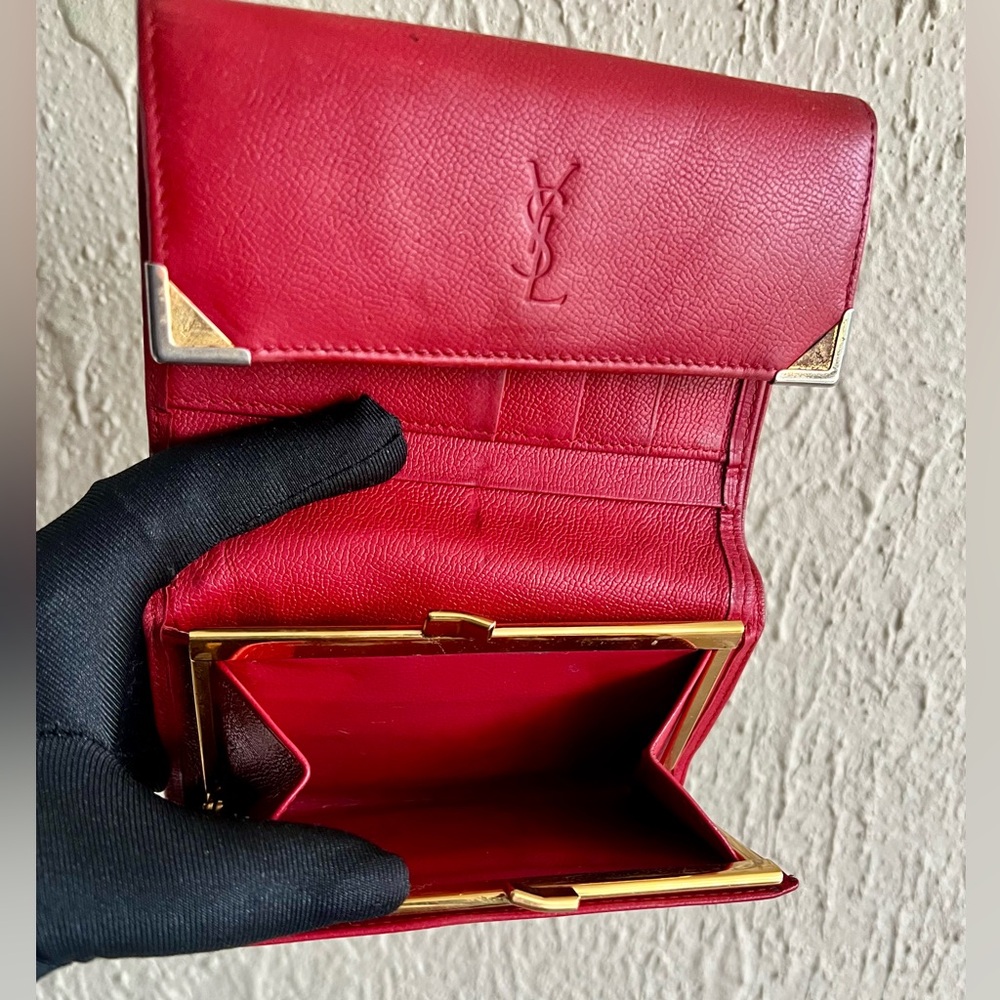 Yves Saint Laurent Trifold Wallet - Picture 4 of 11
